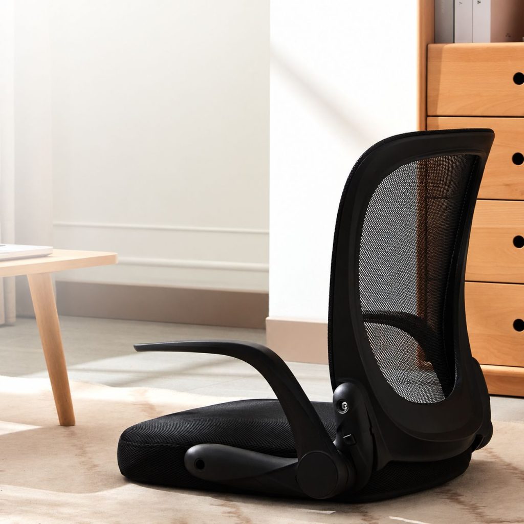 ciri-ciri kursi ergonomis dengan lumbar support dan sandaran punggung